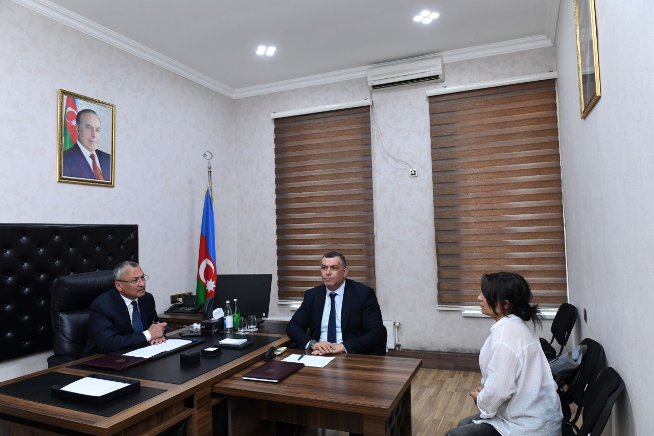 Komitə sədri növbəti dəfə vətəndaş qəbulu keçirdi - FOTOLAR